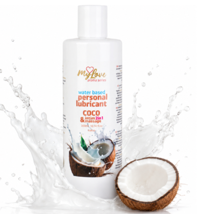 MyLove intimni gel za masažu i lubrikant Kokos 300ml  101 0318-2